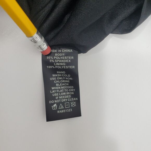 Vince Camuto Dress Women Medium Black Sequin Midi Sheath Lining with Sleeveless - Picture 13 of 13